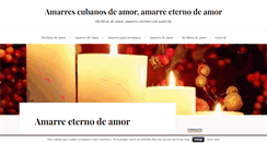 Desktop Screenshot of amarrescubanosdeamor.com