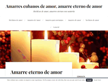 Tablet Screenshot of amarrescubanosdeamor.com